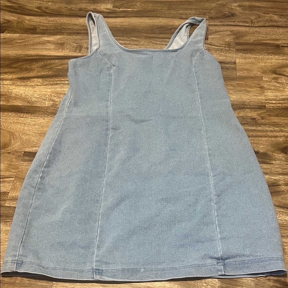 Forever 21 Light Blue Denim Mini Dress